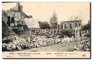 Old Postcard Sermaize Army in 1914 after the Battle