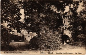 CPA Gray Jardin du Chateau la Tour (1273212) 