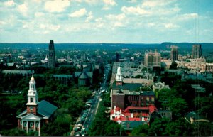 Connecticut New Haven Birds Eye View Yale University