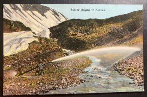 Mint Alaska USA Picture Postcard PPC Placer Mining