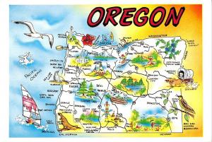 B99007 oregon   maps cartes geographiques