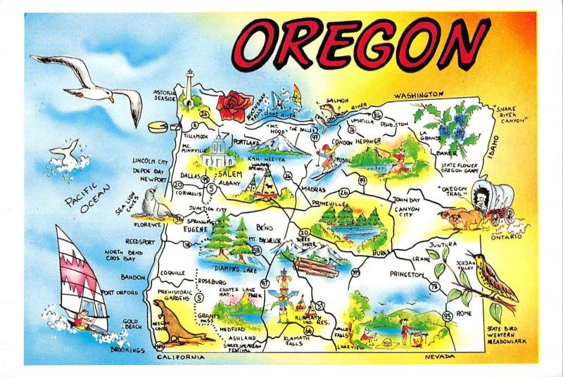 B99007 oregon   maps cartes geographiques