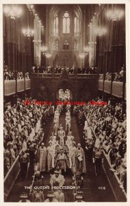 English Royalty, Queen Elizabeth II Procession, Valentine No CC6