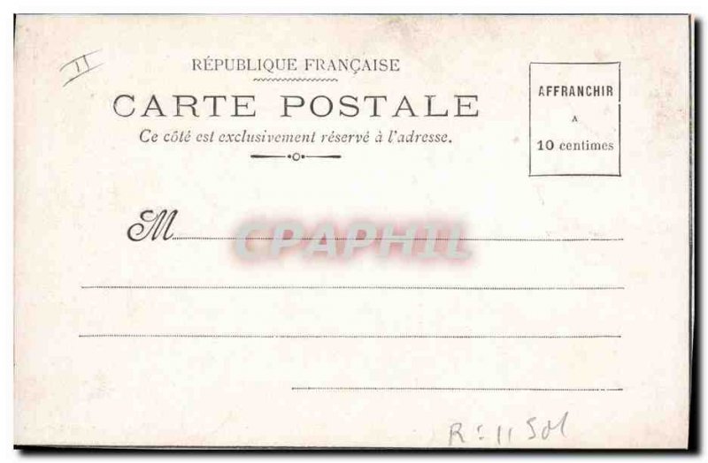 Old Postcard Bison Hunt