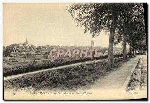 Old Postcard Neufchateau view Taking the Road of Epinal