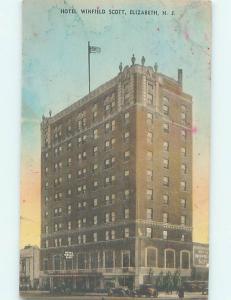 Divided-Back HOTEL SCENE Elizabeth New Jersey NJ H1489