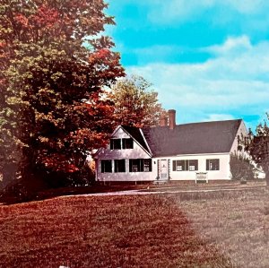 Nordica Homestead Farmington Maine Postcard Lillian Norton Home 1940s-50s PCBG1B
