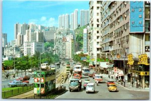 Postcard - Causeway Road - Hong Kong, China