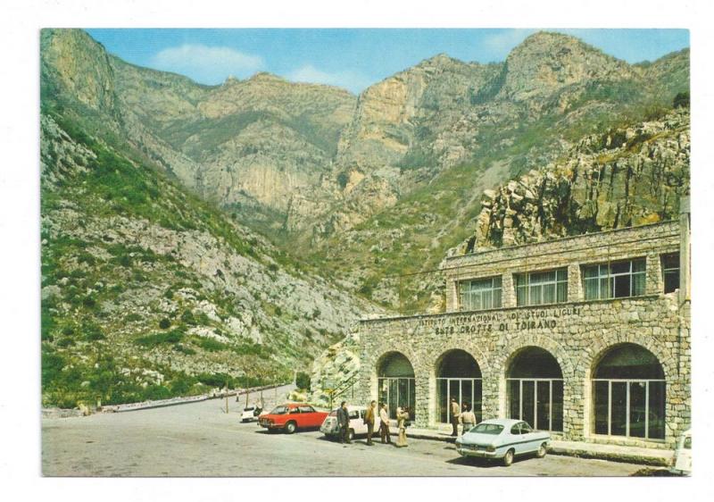 Italy Grotto Toirano Bar Restaurant Postcard 4X6