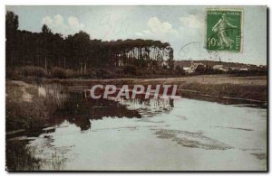 Old Postcard Ile D & # 39Oleron St Trojan Les Bains Marais