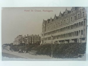 Hotel St Cloud Ramsgate Vintage Antique Postcard