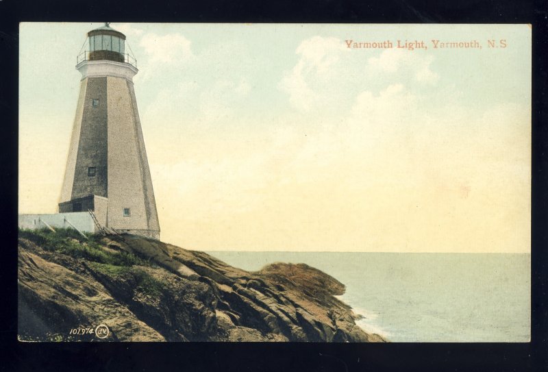 Yarmouth, Nova Scotia/NS, Canada Postcard, Yarmouth Light/Lighthouse