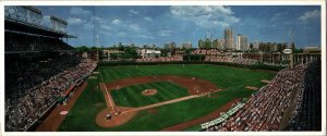 Wrigley Field Andy Jurinko Panoramic Postcard KN1