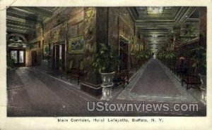 Hotel Lafayette - Buffalo, New York NY Postcard