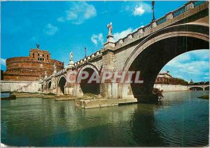 Postcard Modern Rome Castle S Angelo