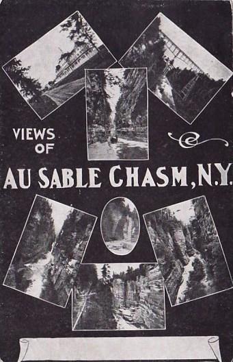 New York Views Of Au Sable Chasm New York