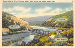 Where Two Rivers and Three States Meet, Harpers Ferry, WV