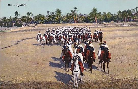 Tunisia Spahis French Recruited Light Cavalry Regiment Military