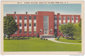 Science Building, Mars Hill College, MARS HILL, North Carolina, 1930-1940s