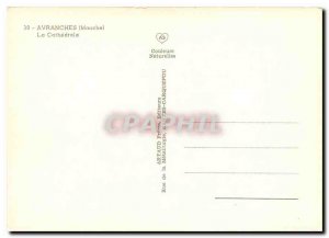Modern Postcard Avranches Manche La Cathedrale