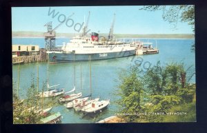 f2430 - Sealink Channel Island Ferry - Normania at Weymouth - postcard