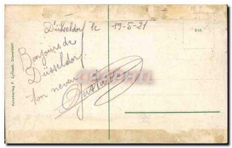 Dusseldorf Old Postcard Floragarten