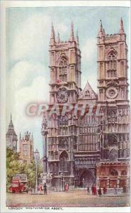 Old Postcard Westminster Abbey London