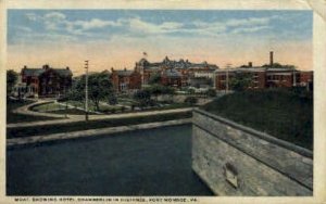 Moat - Fort Monroe, Virginia VA  