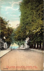 Lindens North Street Plymouth Mass England Divided Back Antique Postcard UNP 