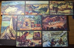 Set 16 Mint USA Mesa Verde National Park Native American Indian Series Postcards