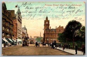 1908   Edinburgh   Scotland   Princes Street   Postcard