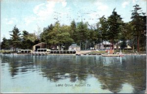 Postcard ME Auburn - Lake Grove