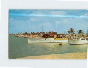 Postcard Upper Yacht Basin Key West Florida USA