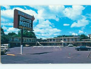 Unused Pre-1980 OLD CARS & CONTINENTAL MOTEL Eugene Oregon OR u7234@