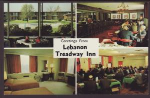 Greetings From Lebanon Treadway Inn,PA Postcard