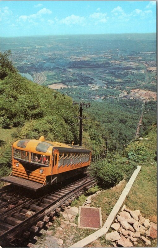 Postcard TN - Incline from Station Top of Lookout Mountain, Chattanooga
