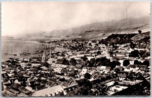 Saint-Pierre (Martinique) General View Before Eruption Montagne Pelee Postcard