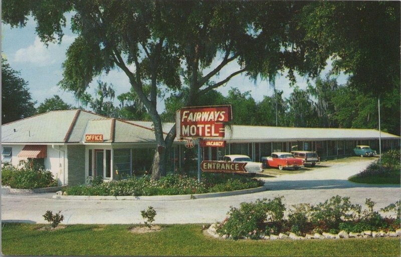 Postcard Fairways Motel Ocala Florida FL