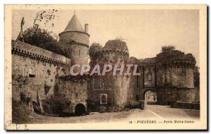 Old Postcard Fougeres Porte Notre Dame