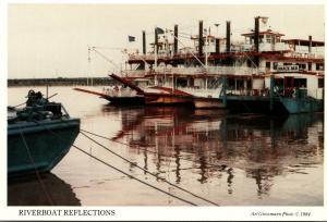 Missouri St Louis Excursion Vessels On The Misissippi Levee