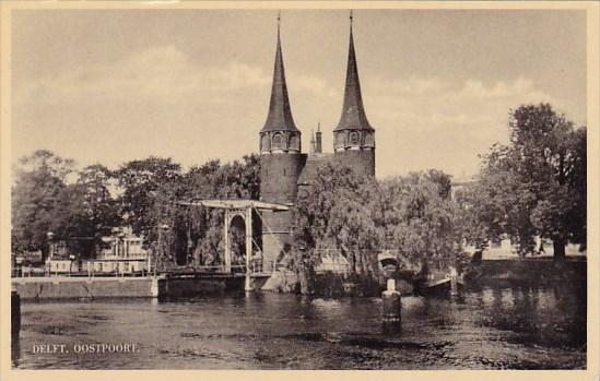 Netherlands Delft Oostpoort Real Photo