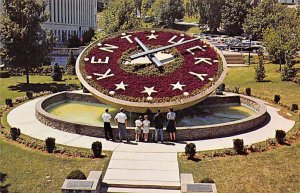 KY's floral clock Lawn of State Capitol Frankfort KY