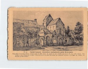 Postcard Ancienne maladresie près Beauvais Saint Lazare France