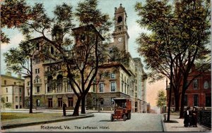 Postcard The Jefferson Hotel in Richmond, Virginia