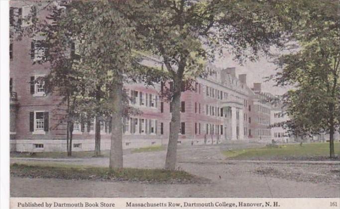 New Hampshire Hanover Massachusetts Row Dartmouth College