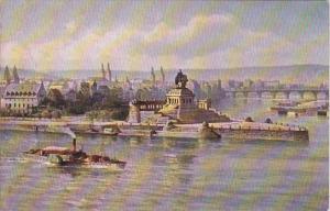 Germany Koblenz Kaiser-Wilhelm-Denkmal Am Deutsches Eck