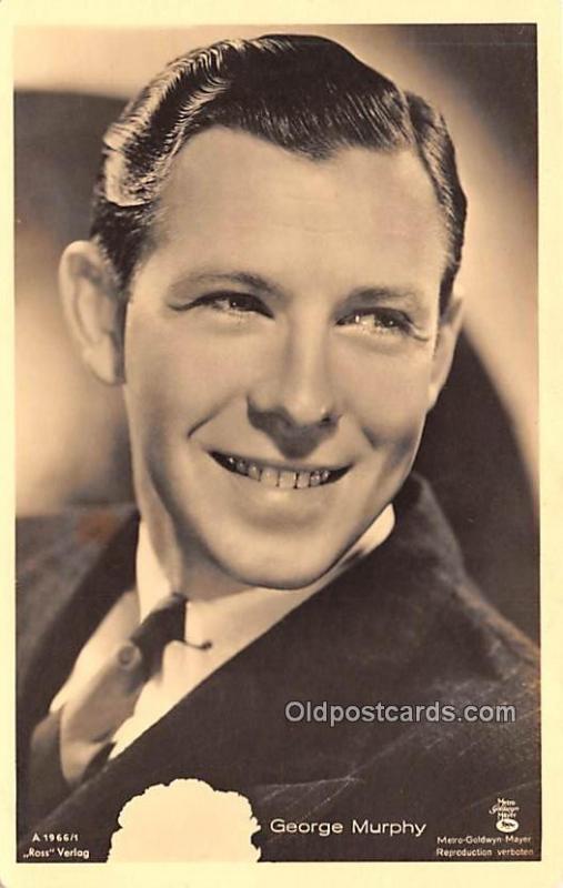 George Murphy Movie Star Actor Actress Film Star Unused 