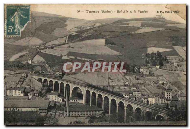 Old Postcard Tarare Bel Air And The Viaduct