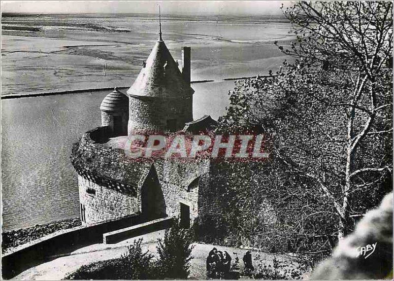 Modern Postcard Mont Saint Michel Tour Gabriel sight Remparts