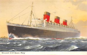 RMS Queen Mary Cunard Line Ship 1962 